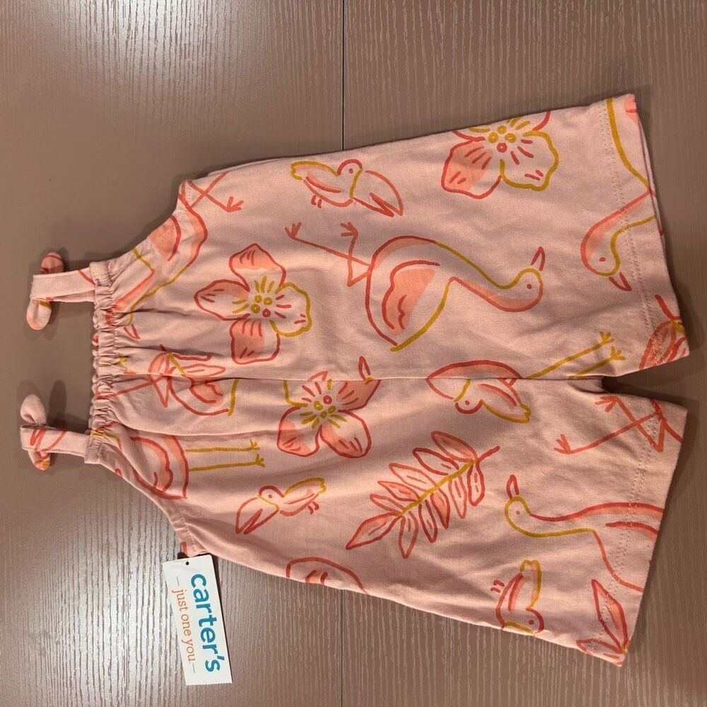 🏈 Carter’s Flamingo Jumpsuit - Picture 2 of 3